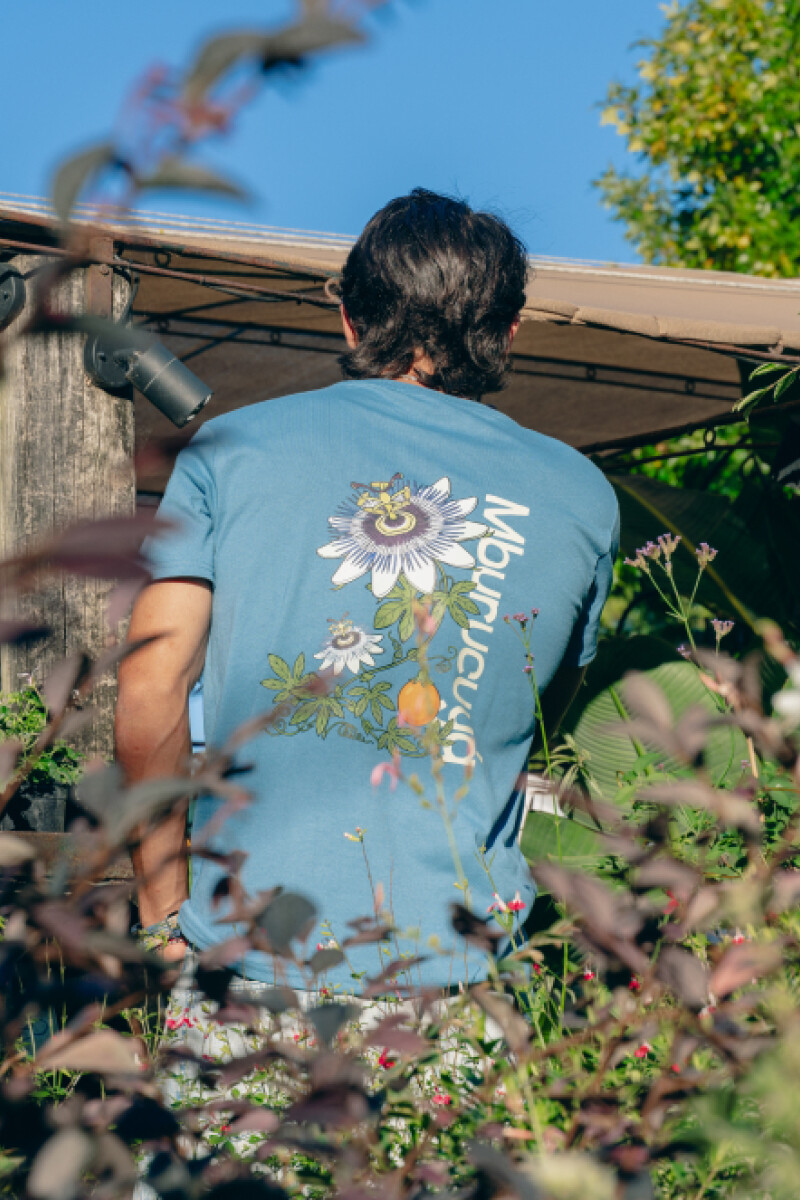 Camiseta Mburucuya Brixton Azul Piedra