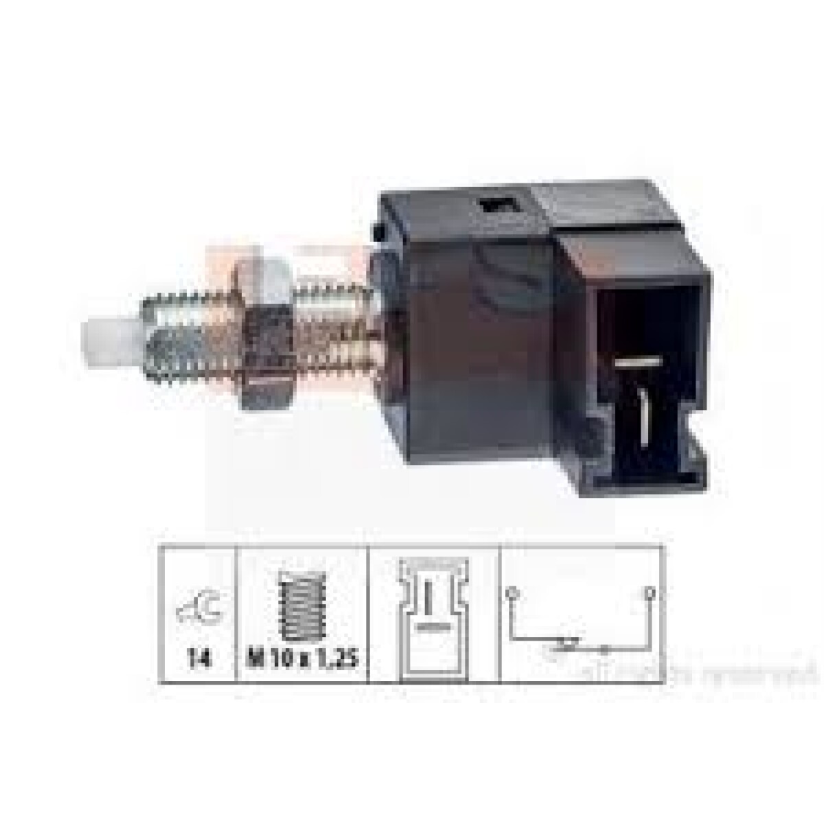 BULBO INTERRUPTOR HYUNDAI FRENO HYUNDAI KIA 2T EN "L" JAC J3 10X1.5 - 
