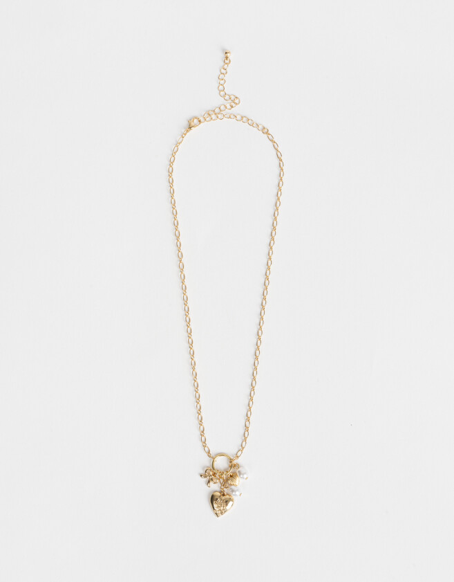 Collares Cortos Con ramillete Collar Corto Con Ramillete - Dorado