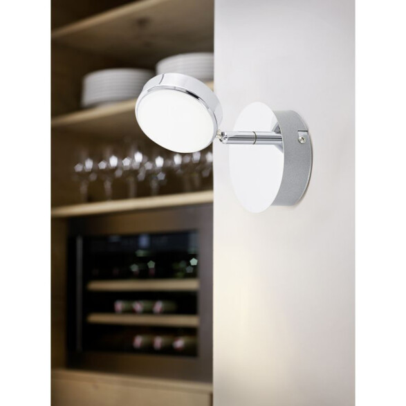 Spot led acero cromado 1x5,4W Ø11 3000K SALTO EG3072