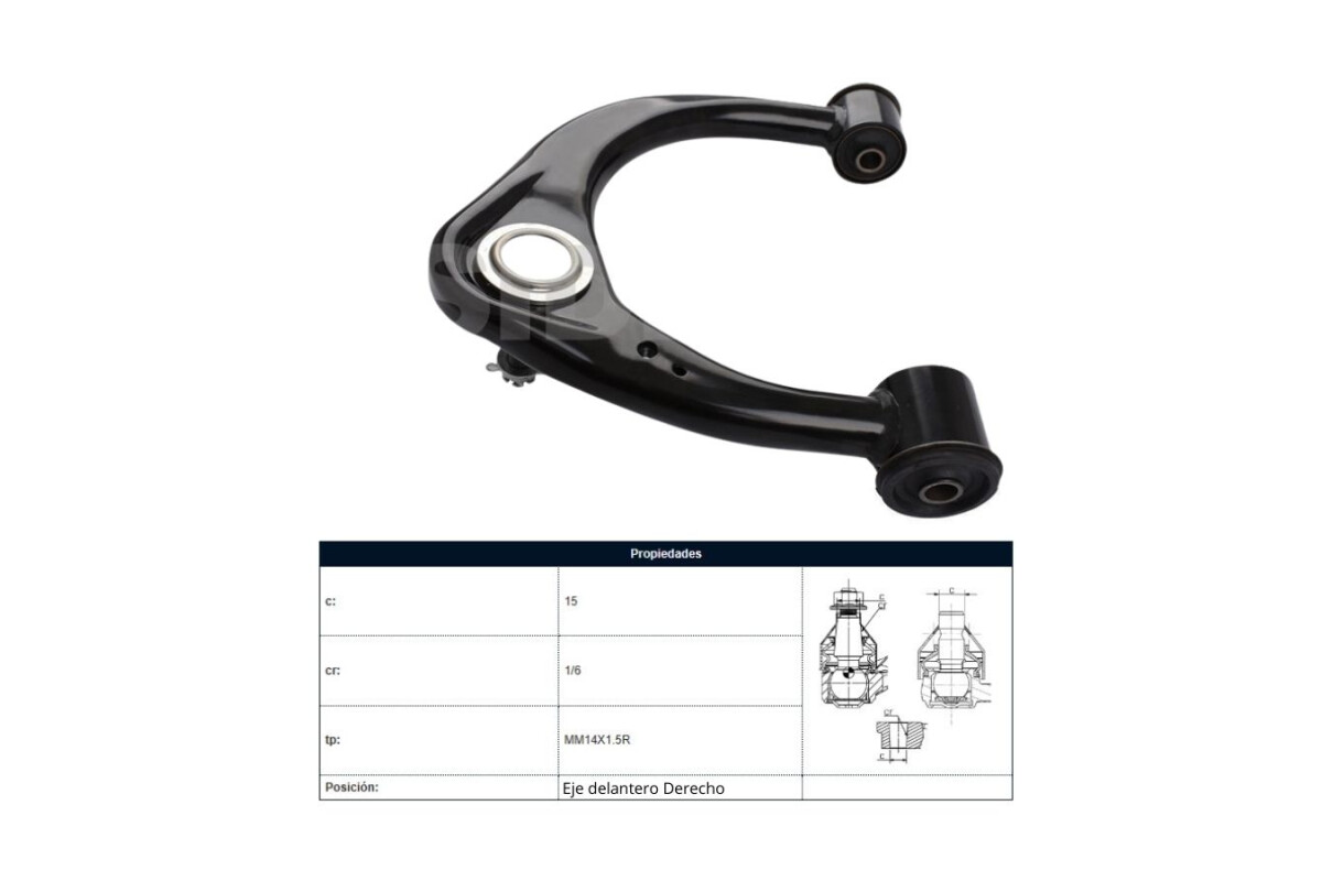 Parilla De Suspension Delantera Toyota Hilux 04-25 Der Parilla De Suspension Delantera Toyota Hilux 04-25 Der