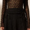 Falda Aclina Negro