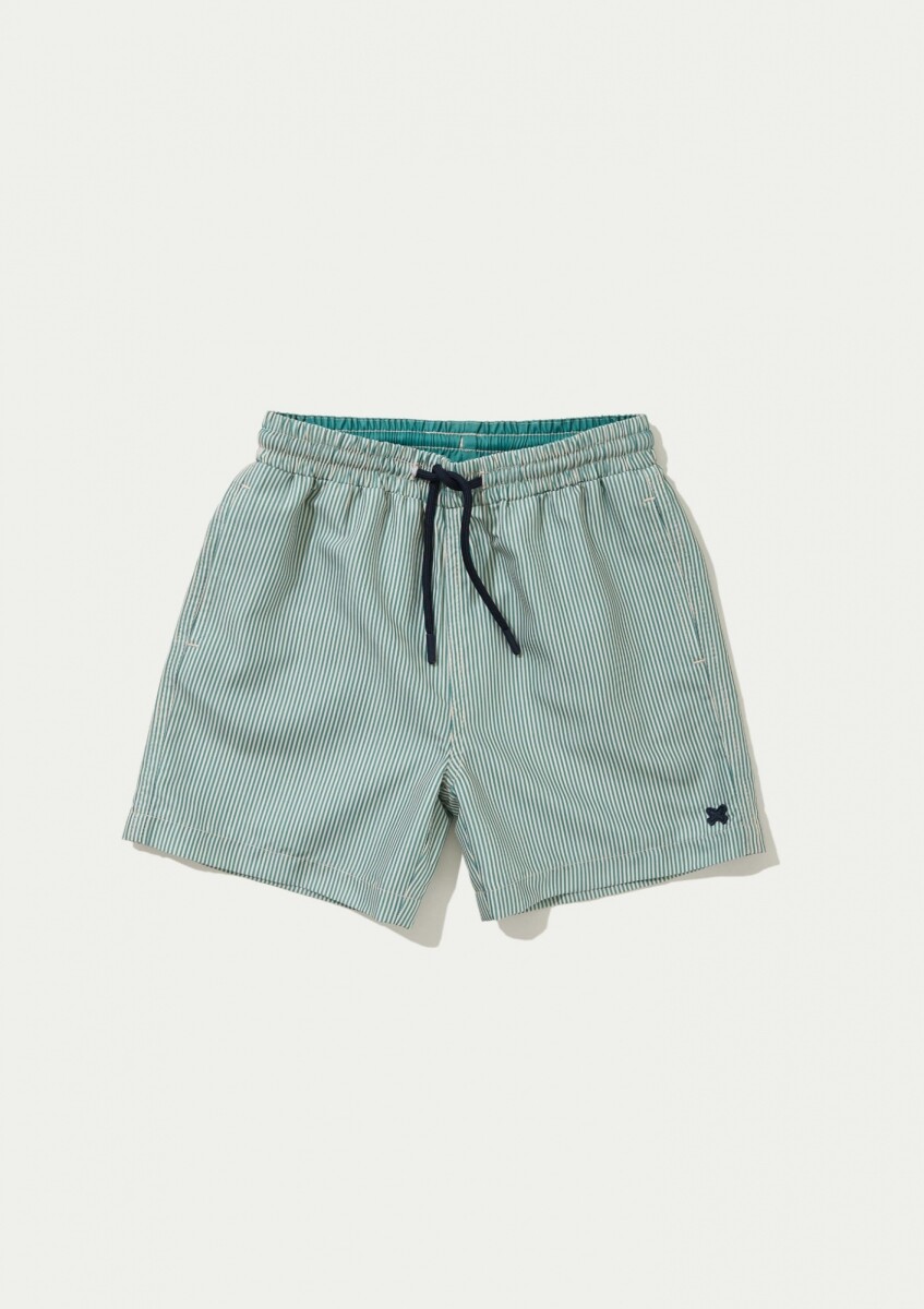 SHORT INFANTIL CON ESTAMPADO - VERDE 