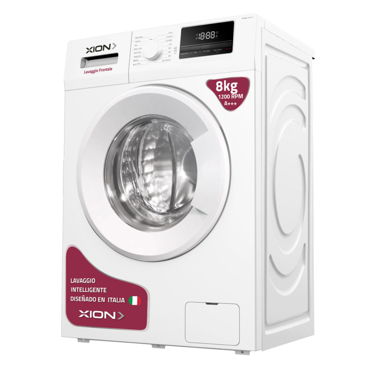 XI-LAV80F/LAVARROPAS XION C/FRONTAL - 8 KGS - BLANCO 