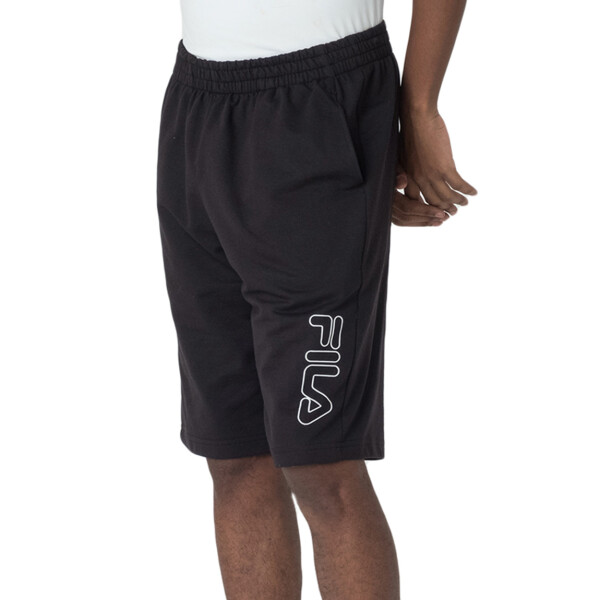 Fila bermuda practical logo outline light negro/blanco Hombre Negro-Blanco