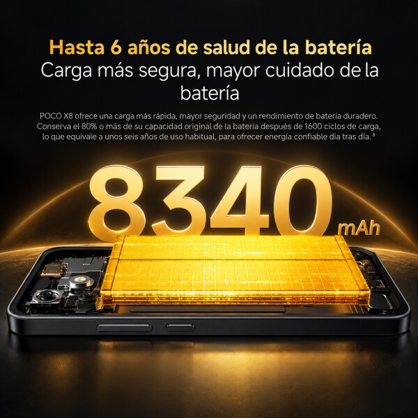 Xiaomi Poco X8 8/256gb 5g CEL XIAOMI POCO X8 8/256GB NEGRO