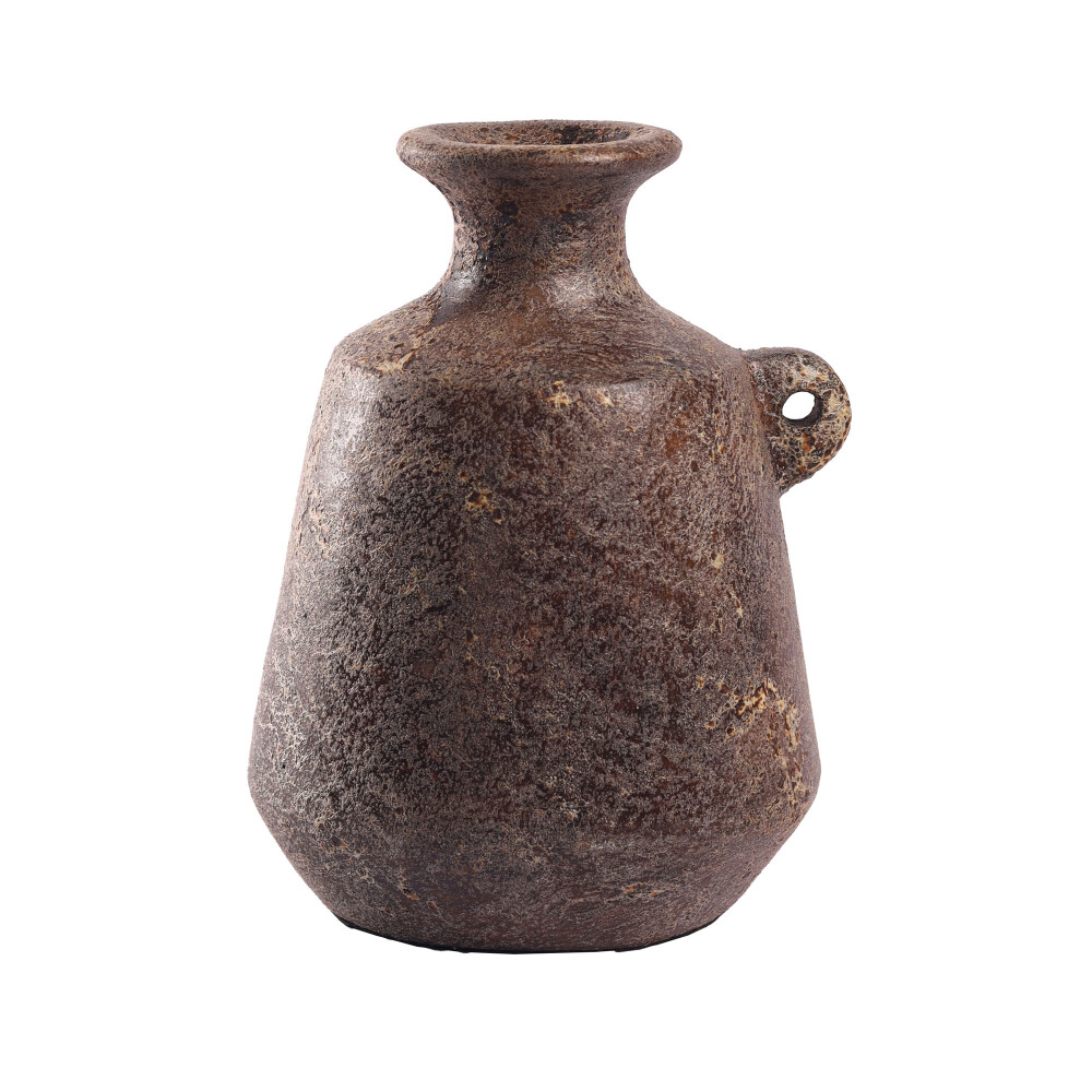 JARRÓN DECORATIVO CERAMICA MARRON LANCIP