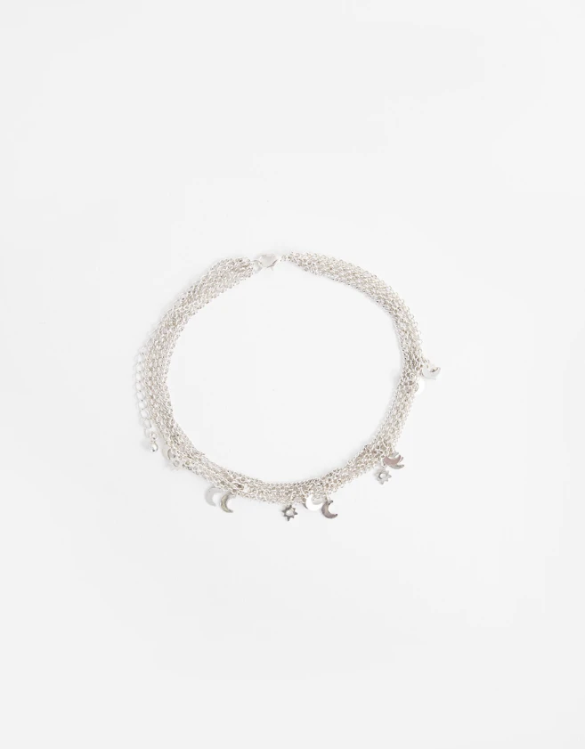 Chokers Bañada en Plata Choker Bañado En Plata - Plateado