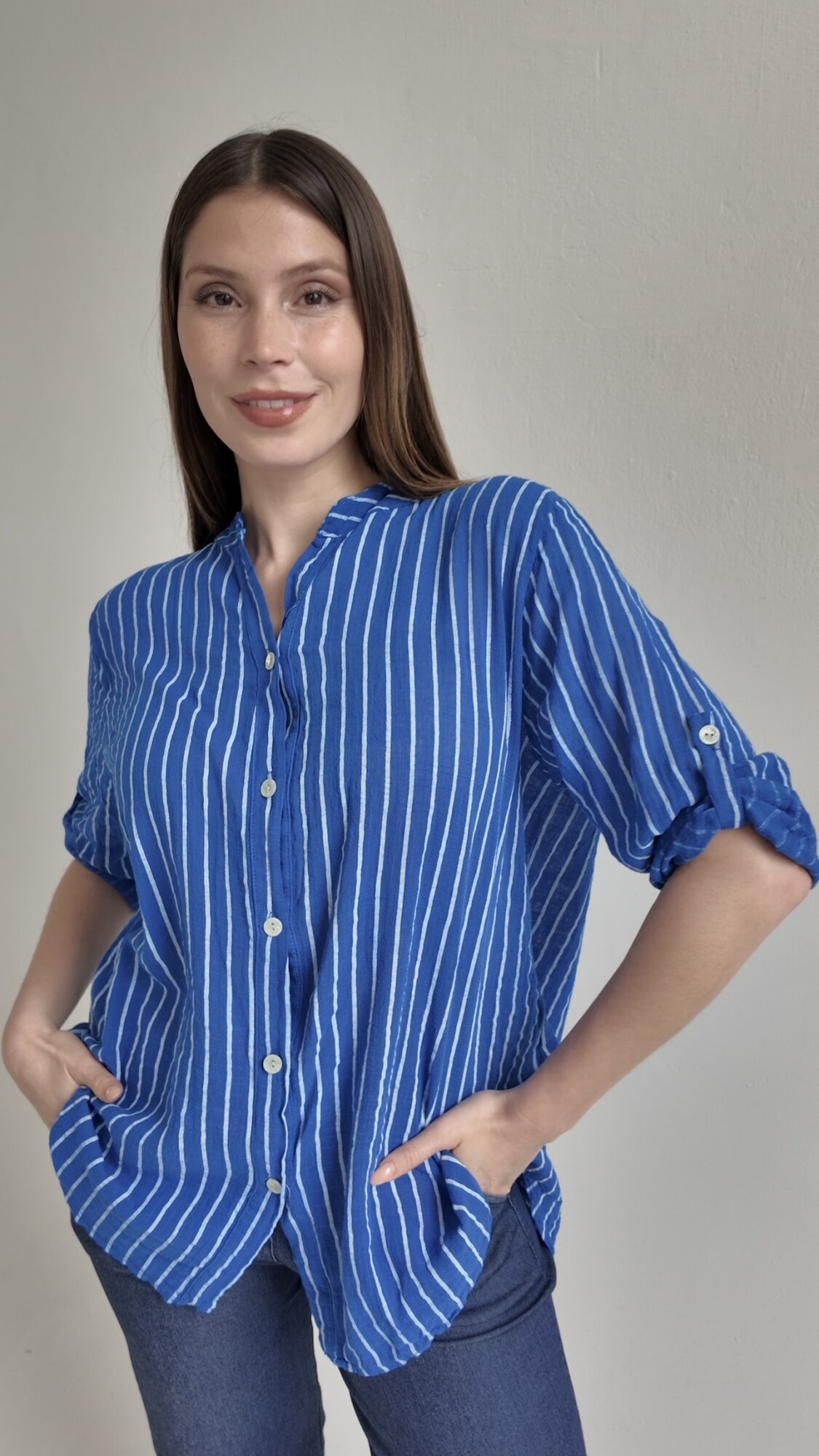 Camisa Venecia Azul