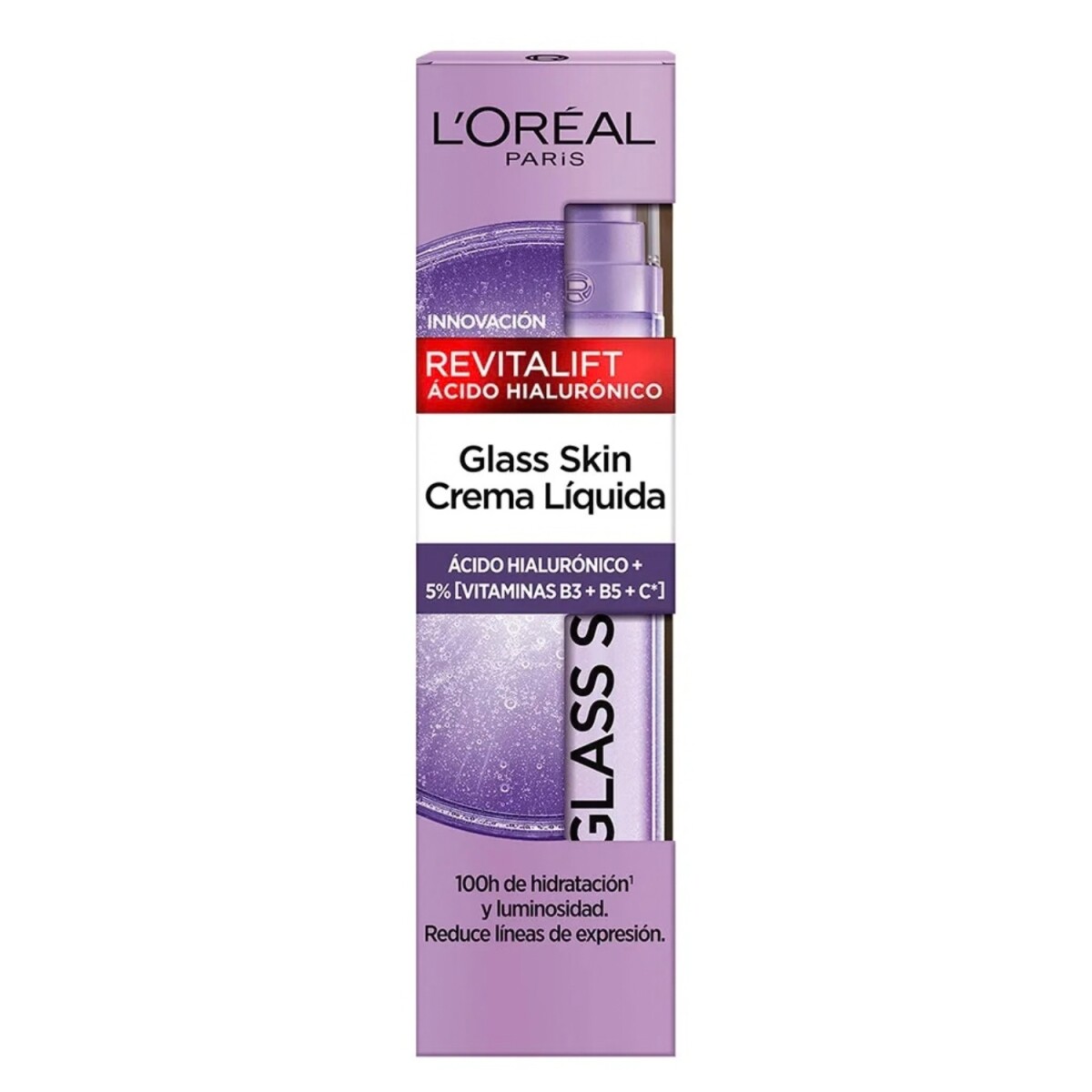 Crema Líquida L'Oréal Revitalift Filler Glass Skin 50ml 