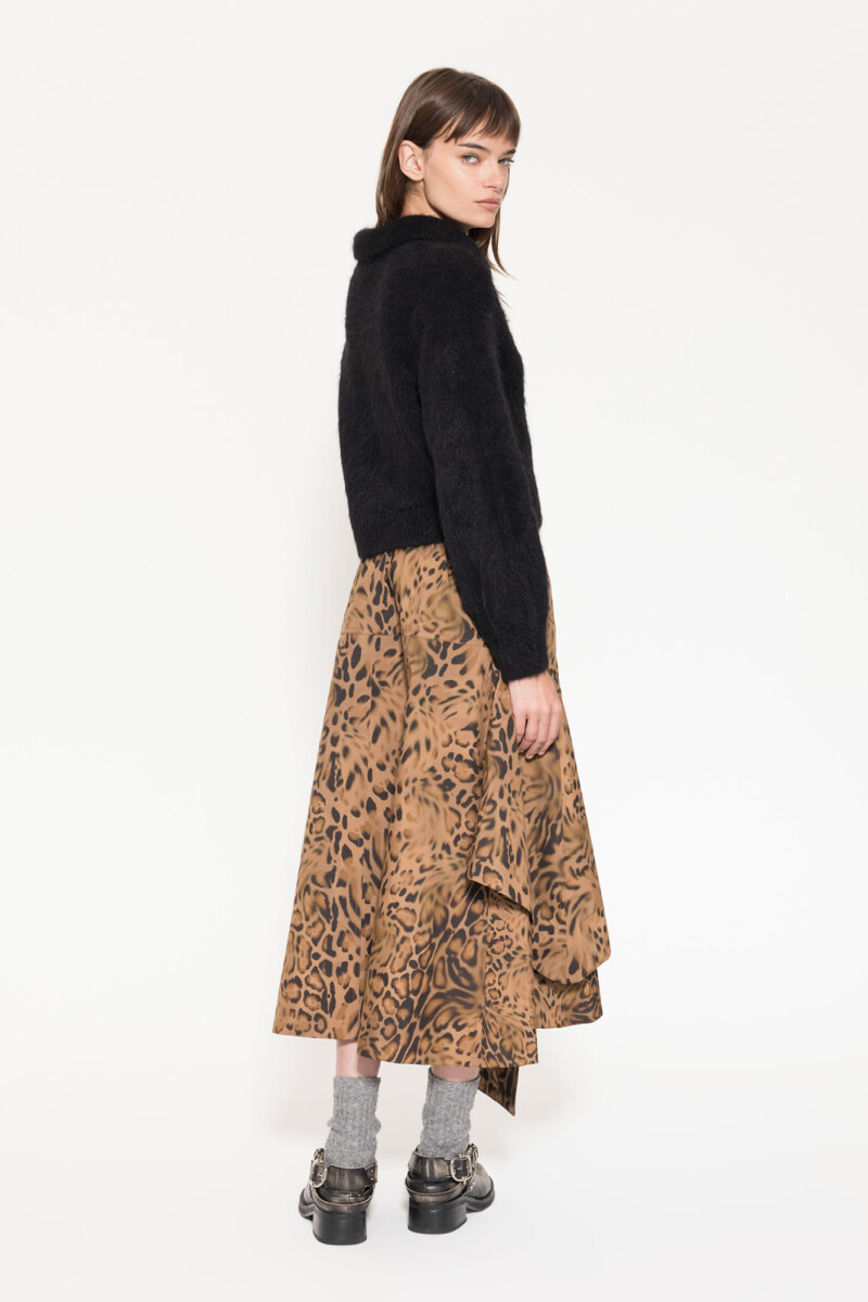 POLLERA ANIMAL Leopardo