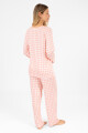Pijama pink tile allover Rosado
