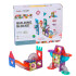 Juego de Construcción Bloques Magnéticos Infantil 56 Piezas Diseño De Colores