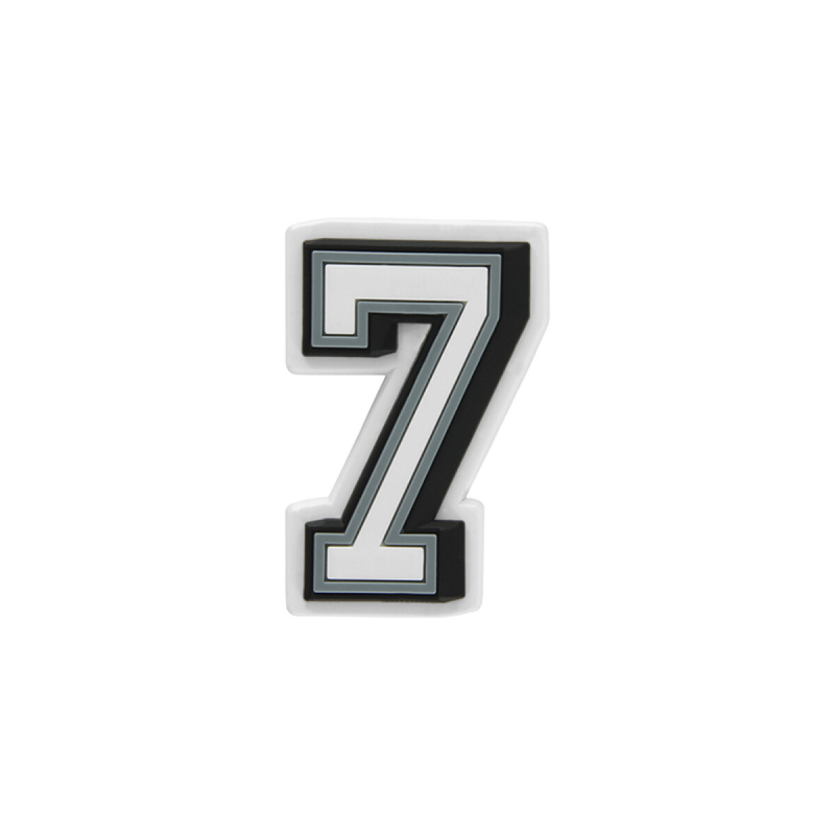 Jibbitz™ Charm Número 7 - Blanco 