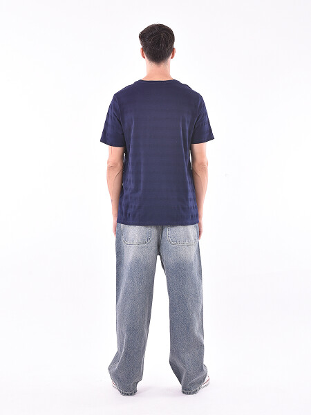 REMERA SELECTED AZUL OSCURO