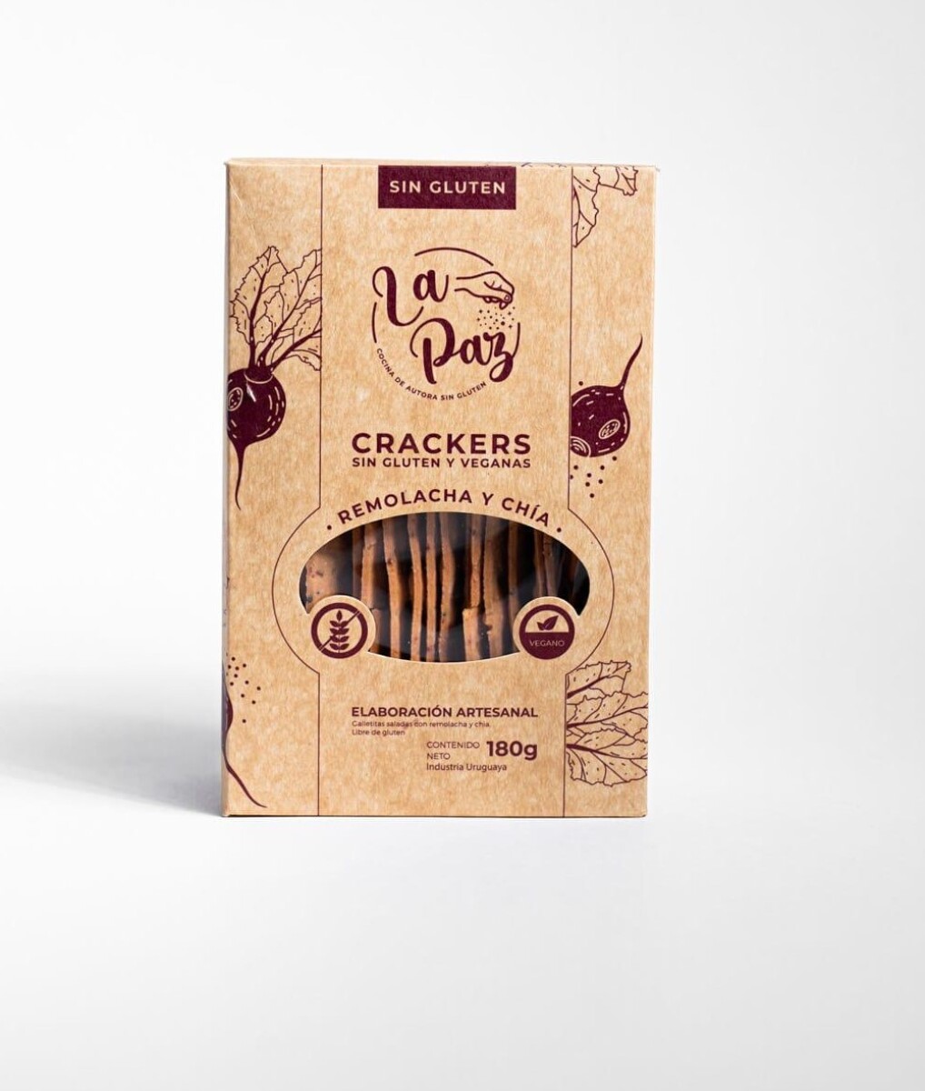 Crackers remolacha y chÍa 