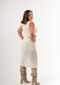 Vestido de crochet de hilo Made in Turquía Vestido de crochet de hilo Made in Turquía