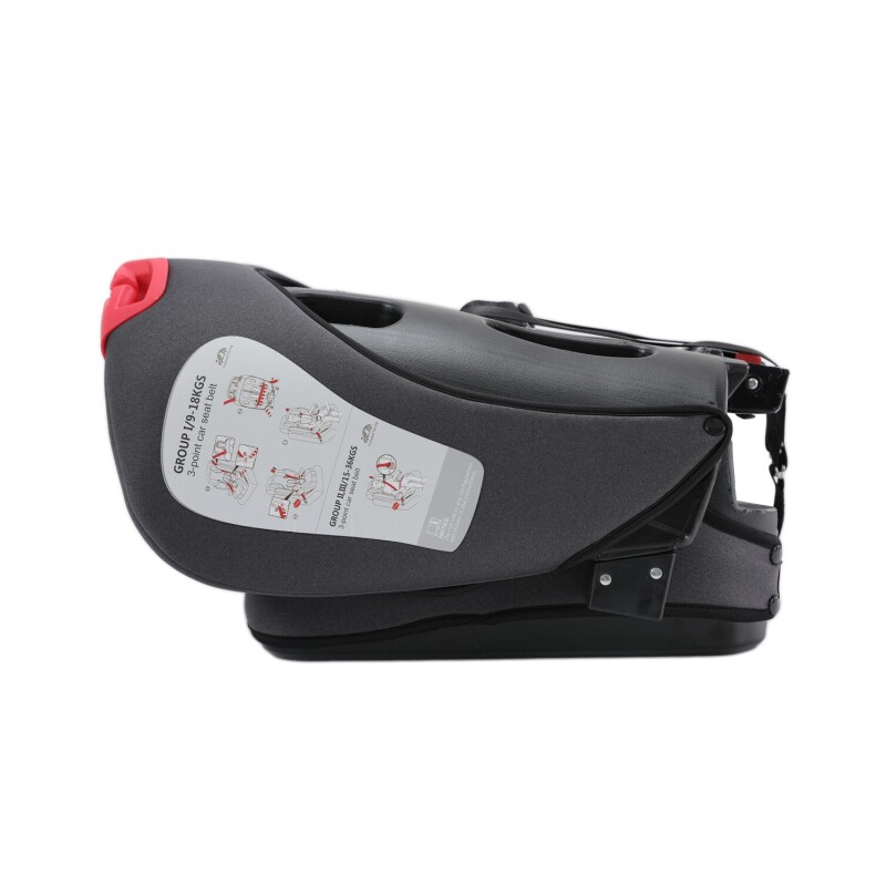 Silla butaca para auto Bebesit Smart plegable con posavaso hasta 36kg Negro