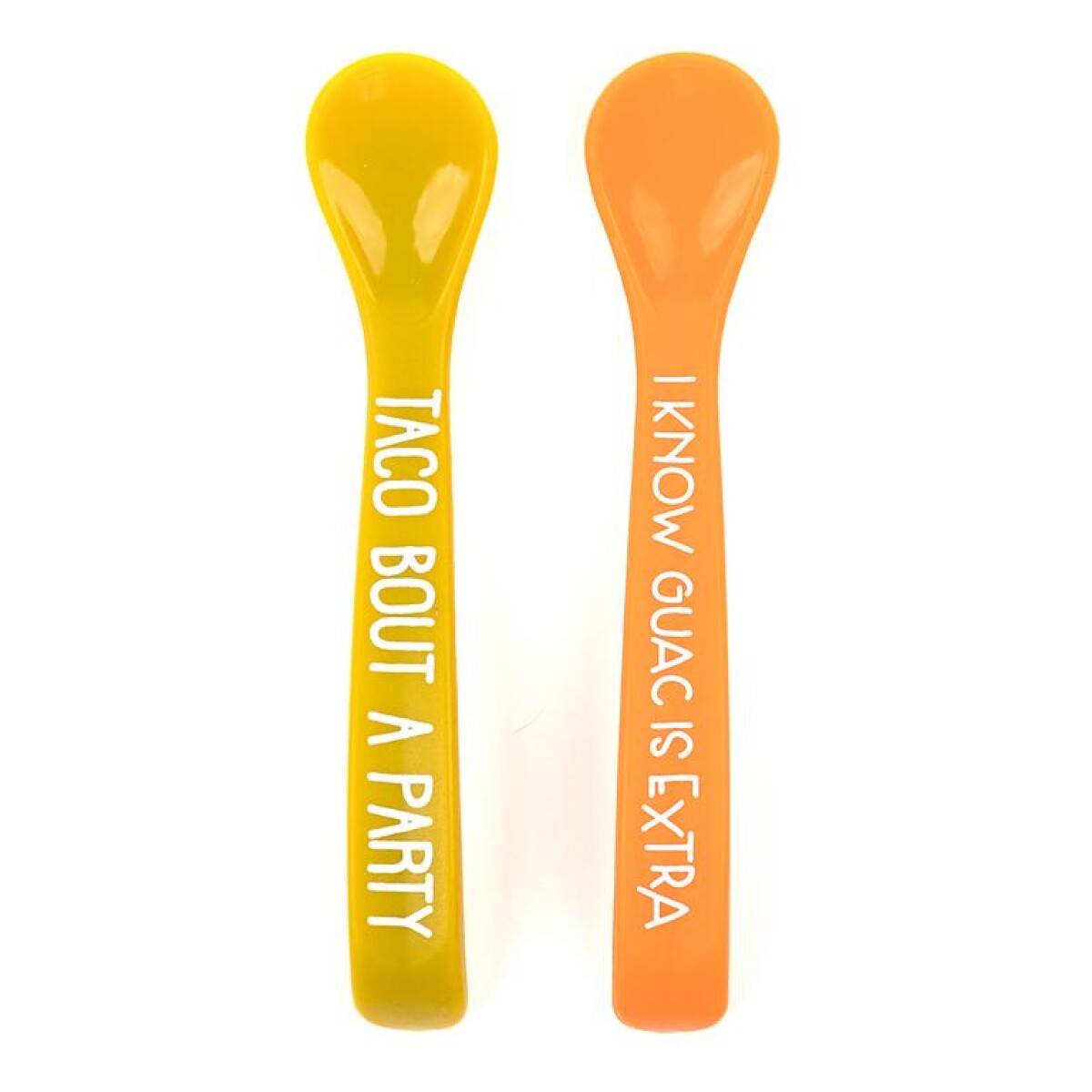 WS - Cucharas Taco Party/guac - Naranja Y Amarillo 