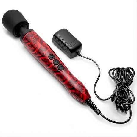 Masajeador Wand Vibrador Doxy Original Rose Pattern Masajeador Wand Vibrador Doxy Original Rose Pattern