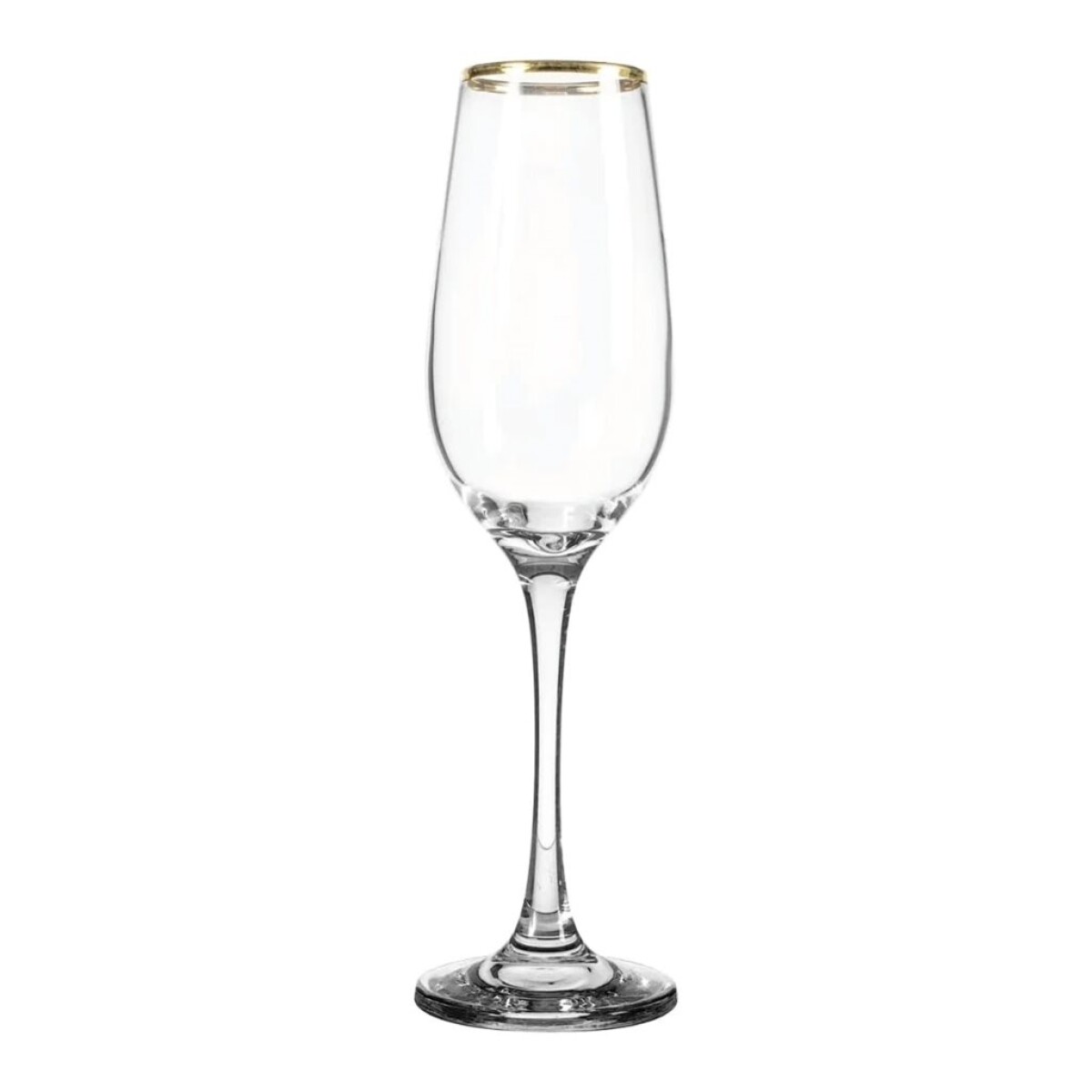 SET X6 COPA CHAMPAGNE 200CC BORDE DORADO AMBER 