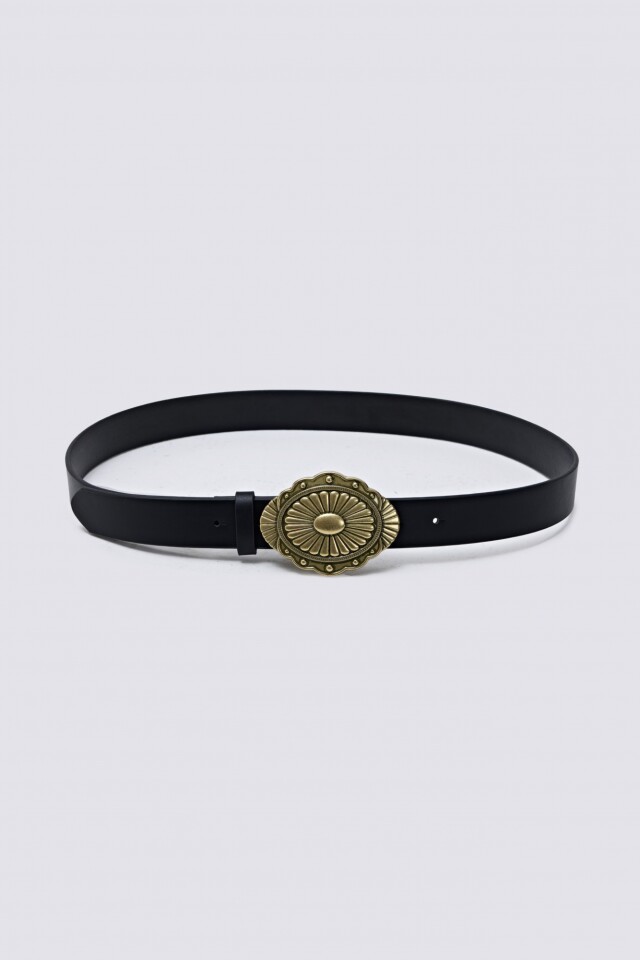 Cinturón western negro