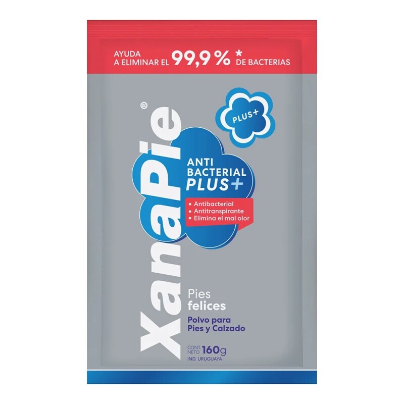 Talco Para Pies Xanapie Plus Antibacterial Repuesto 160 Grs. Talco Para Pies Xanapie Plus Antibacterial Repuesto 160 Grs.