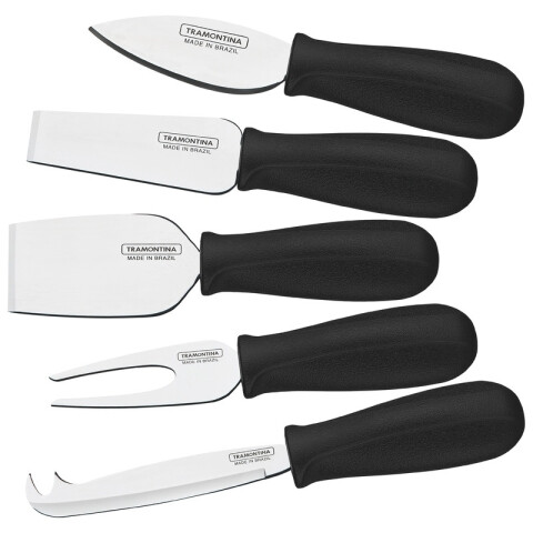 Juego de 5 utensilios para queso modelo PLENUS -TRAMONTINA TN9724