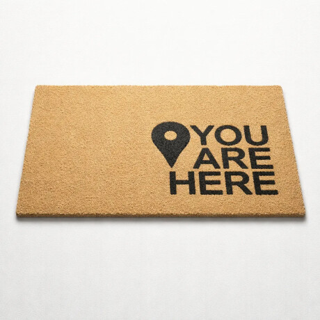 Alfombra Puerta Entrada Felpudo Coco Goma 40X60 You Are Here