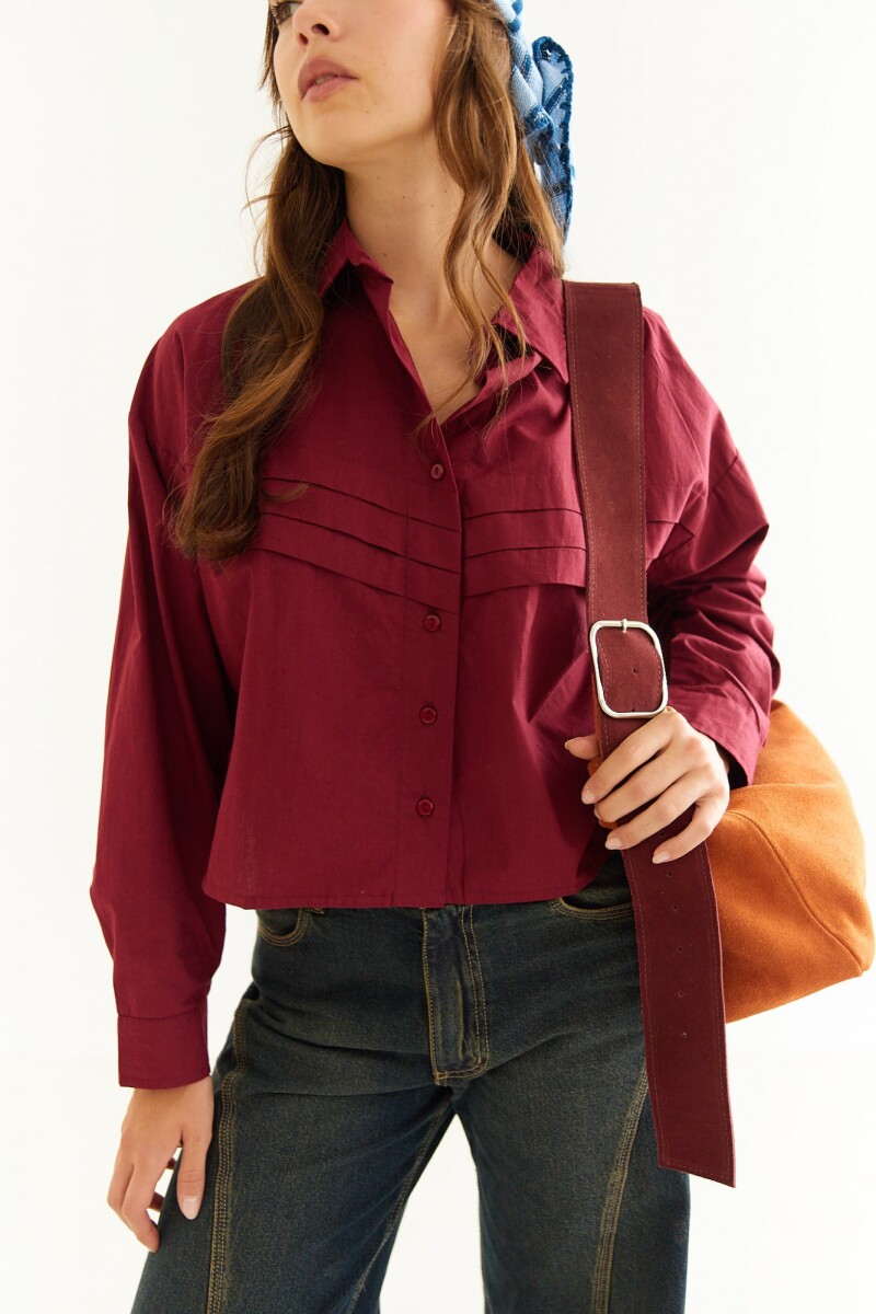 Camisa Shift Bordo