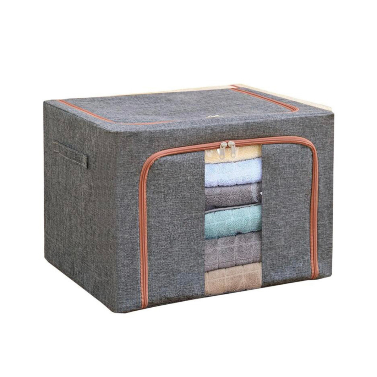 Organizador Plegable Ropa Con Estructura Metalica Apilable - Talle L 