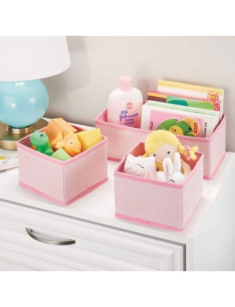 SET 3 ORGANIZADOR TELA 28x14x11/14x14x11CM ROSA SET 3 ORGANIZADOR TELA 28x14x11/14x14x11CM ROSA