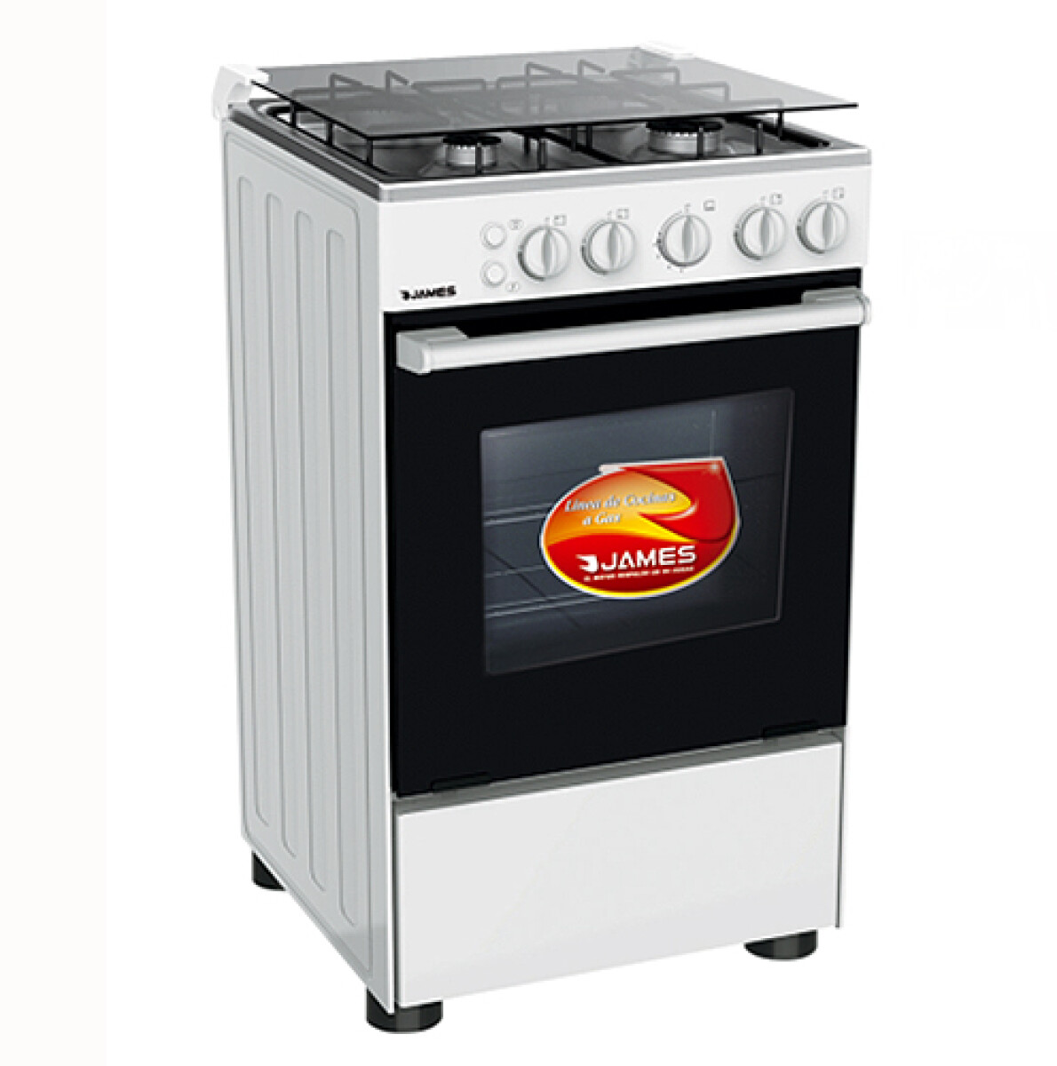 COCINA JAMES C 505 MBT- 4H HG Blanca - Sin color 