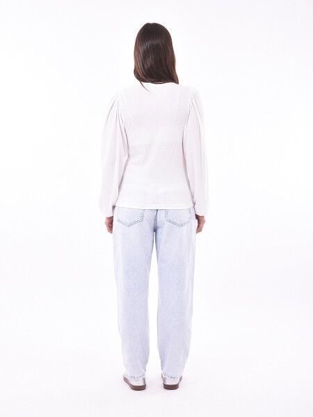 REMERA EVA OFF WHITE