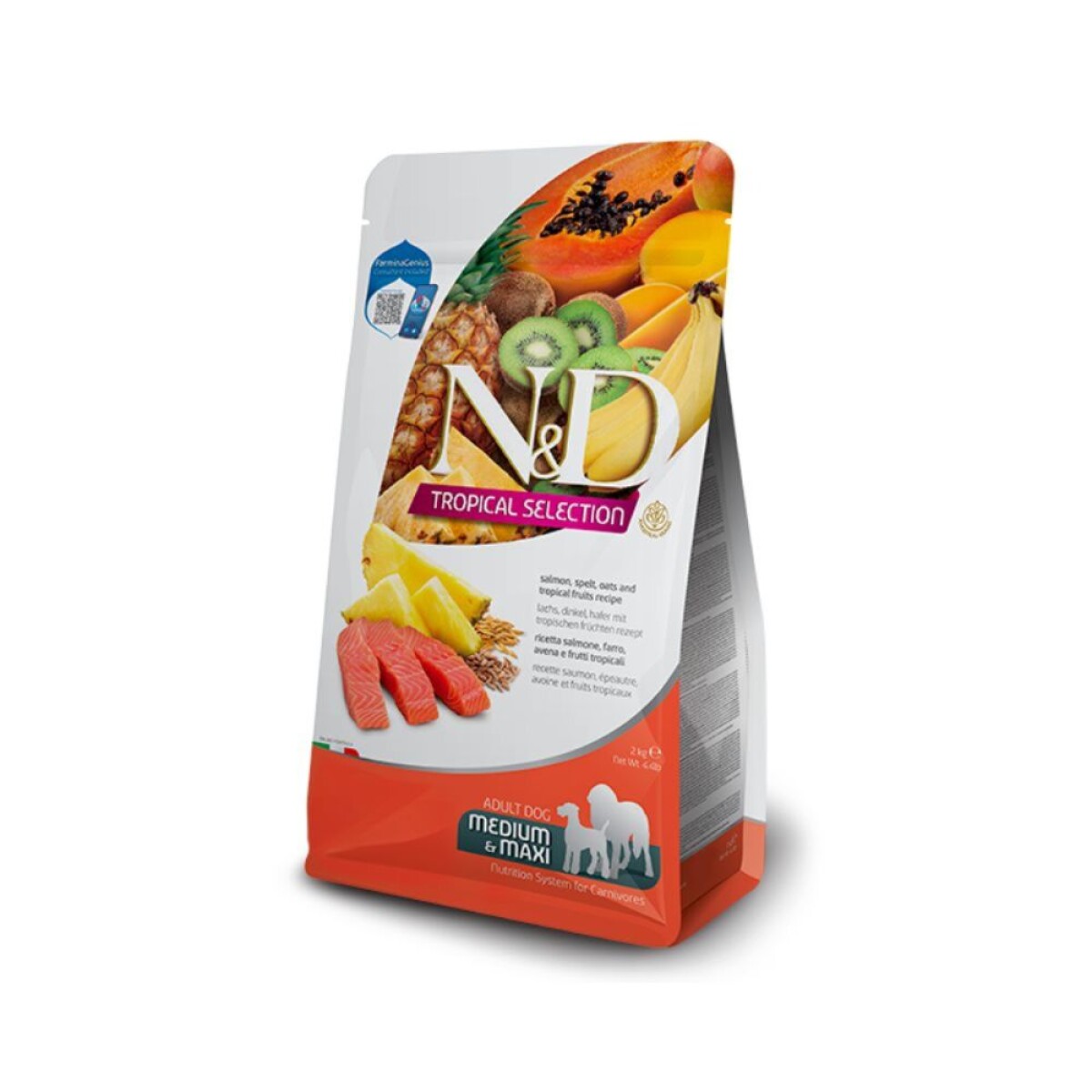 N&D Tropical Can Ad Md/Mx Sal 10 Kg 