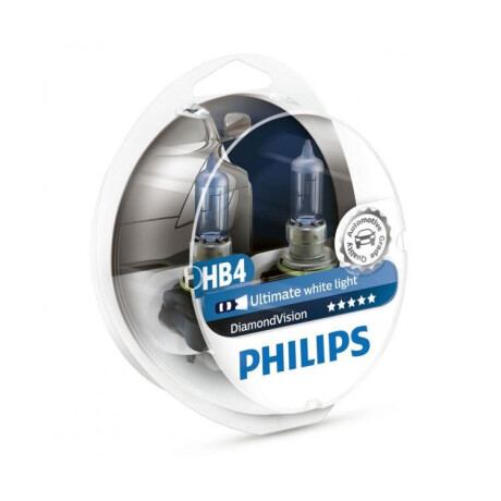 LAMPARA - HALOGENA HB4 9006 12V 55W P22D DIAMOND VISION X2 PHILIPS LAMPARA - HALOGENA HB4 9006 12V 55W P22D DIAMOND VISION X2 PHILIPS