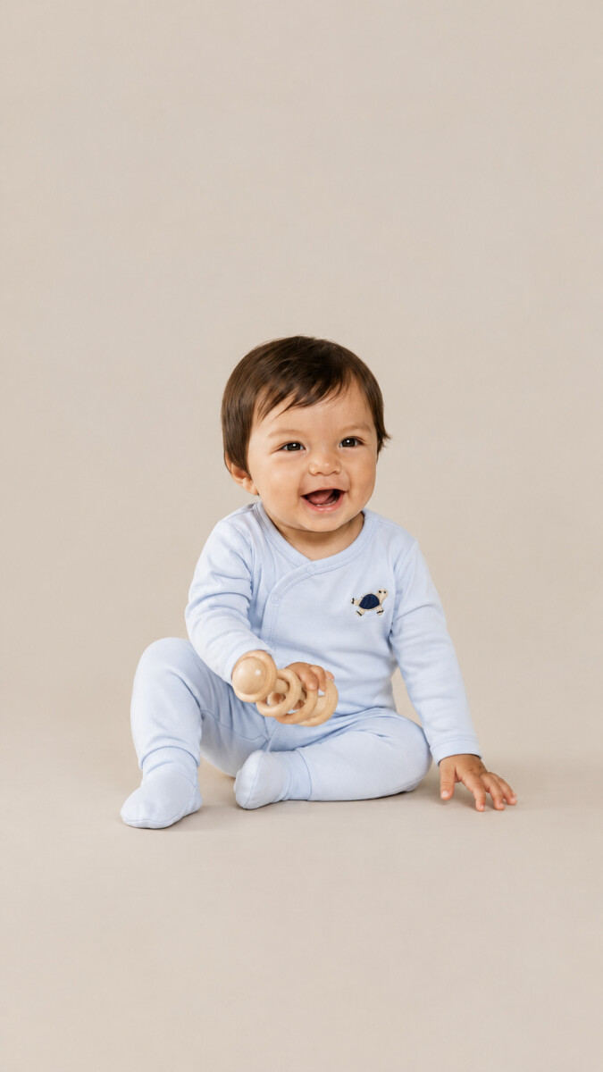 CONJUNTO LIONE - CELESTE 