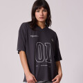 T-SHIRT LESSIE DIXIE Gris Oscuro