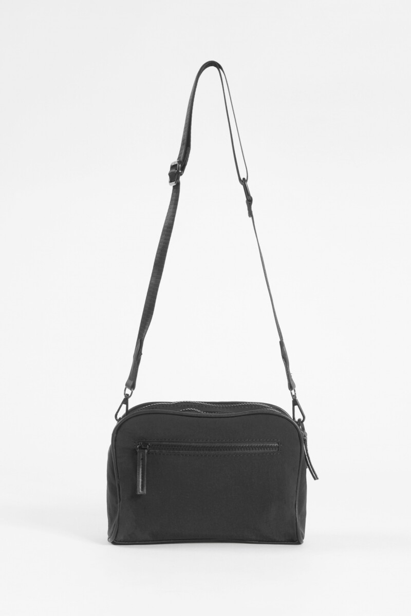 Bandolera doble cierre negro