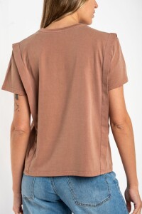 Remera Algodón Mamga Corta Vison
