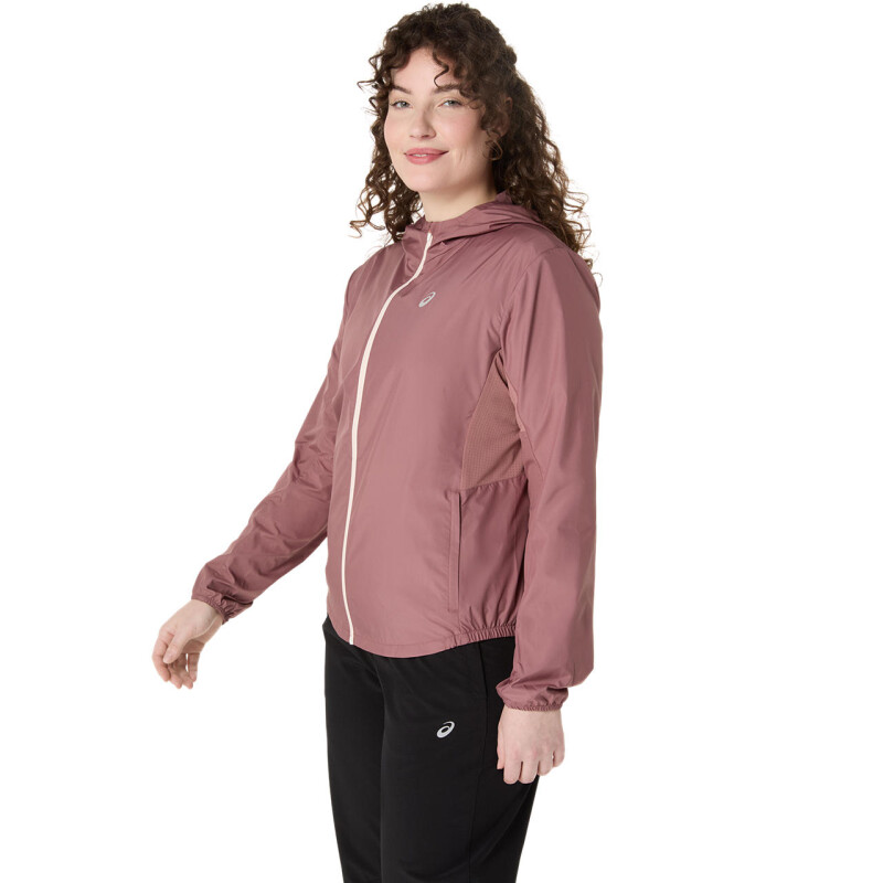 Casaca Running Silver Mujer Rubble Red