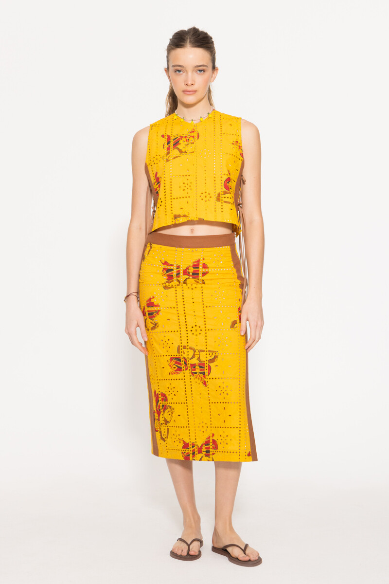 POLLERA LUNETTES Amarillo