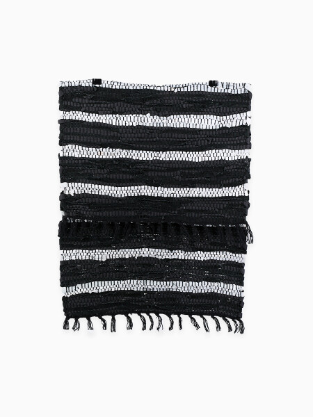 ALFOMBRA CUERO NEGRO