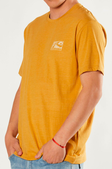 T-SHIRT INDIE TEEN RUSTY Mostaza
