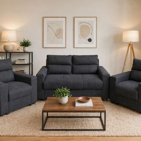 Juego de living Carmel 3+1+1 Juego de living Carmel 3+1+1