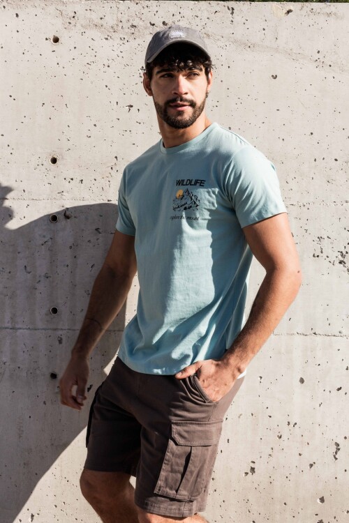 Remera Ciro Verde aqua
