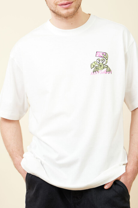 T-SHIRT MINGUS RUSTY Blanco