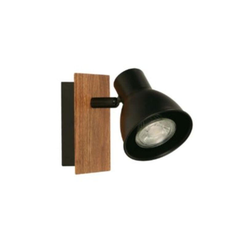 APLIQUE 1L GU10 RUSTICO NEGRO APLIQUE 1L GU10 RUSTICO NEGRO
