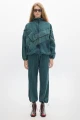 Campera Olímpica Denim Washed Green