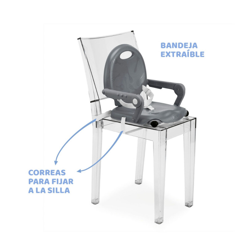 Silla de comer Asiento elevador Pocket Dark Grey Chicco Silla de comer Asiento elevador Pocket Dark Grey Chicco